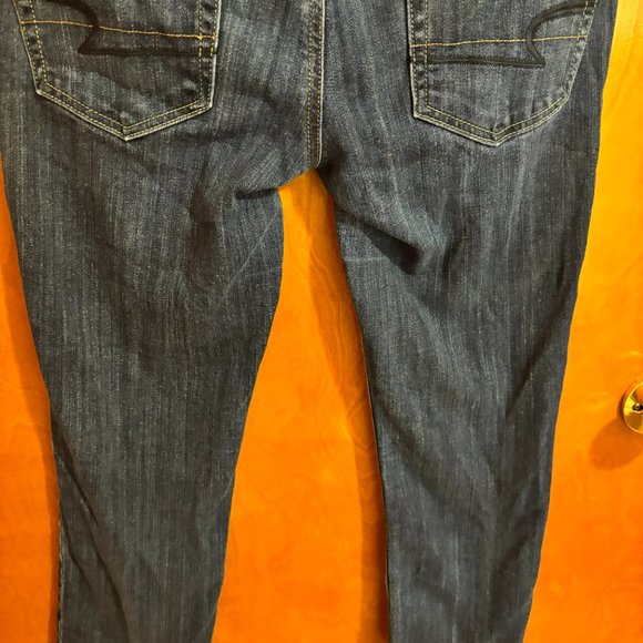 American eagle artist dark wash jeans size‎ 6 - Picture 12 of 16